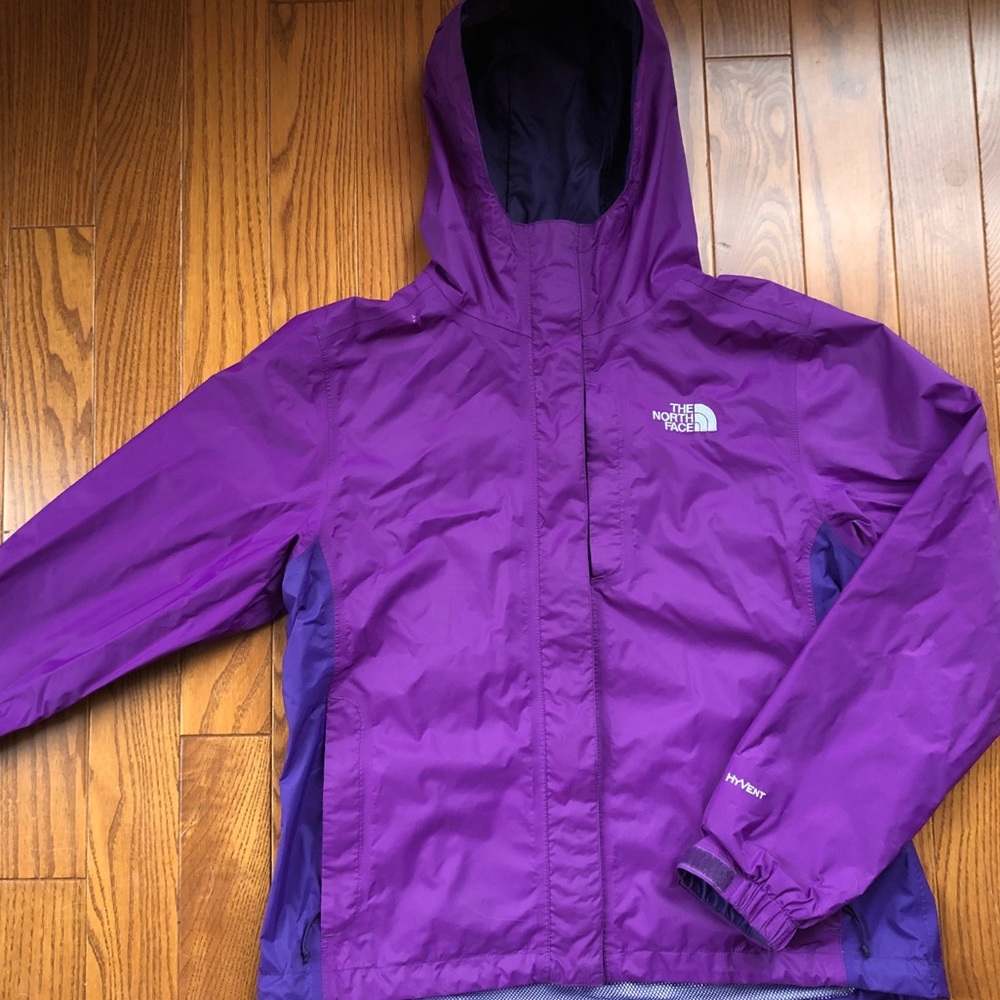 Purple North Face windbreaker